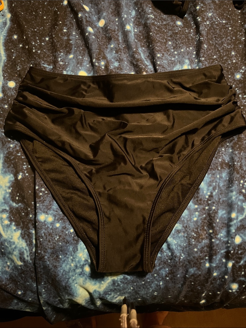 Classic High-Waist Women’s Swim Bottoms - Black